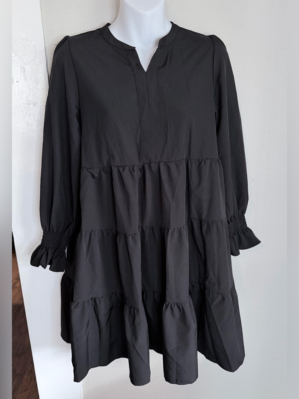 NWT Cubear Black Tierred Silhouette Dress Size Youth 11-12